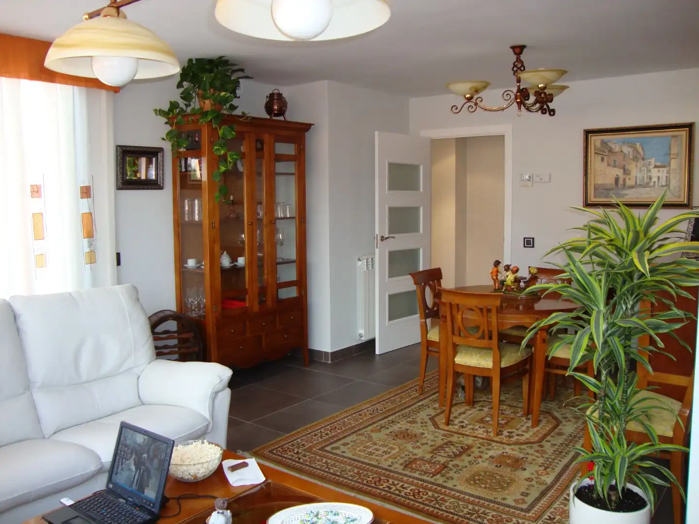 Dining room of Flat for rent in Madrid  with Air Conditioner, Heating and Terrace