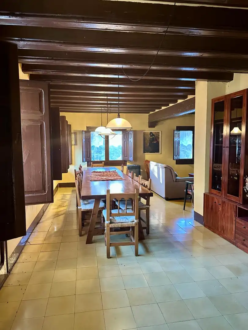 Country house zur Miete in Carretera de Berga, 1, Sant Llorenç de Morunys Esszimmer von Country house zur Miete in Sant Llorenç de Morunys mit Heizung, Parkett und Möbliert