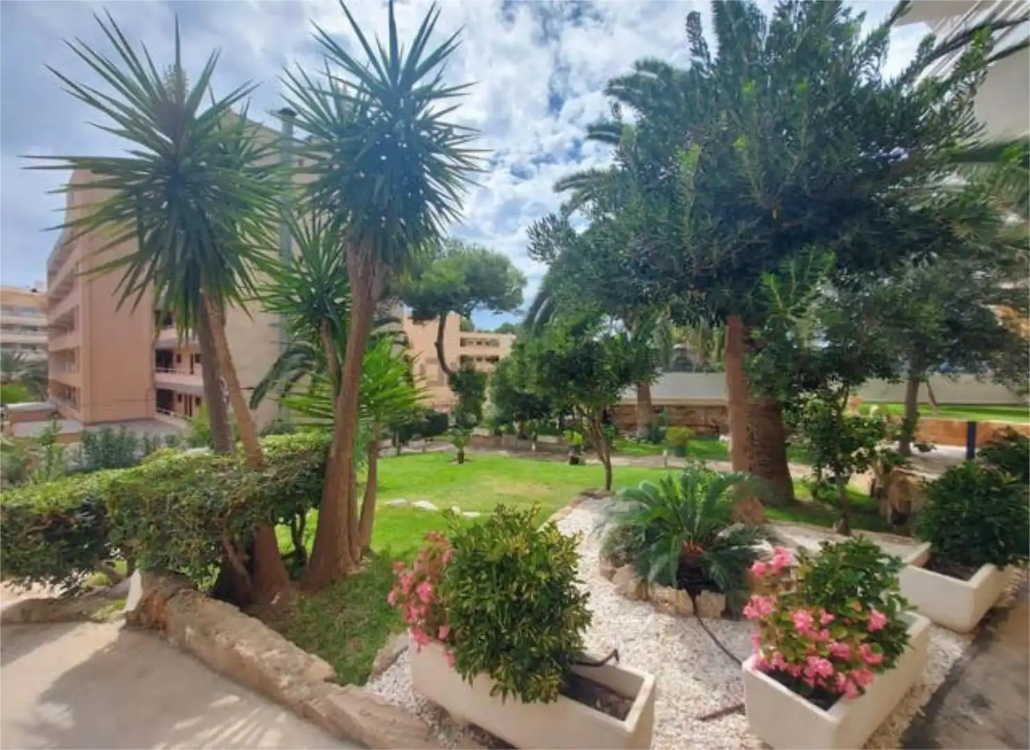 Garten von Wohnung zum Verkauf in Calvià mit Privatgarten, Terrasse und Schwimmbad