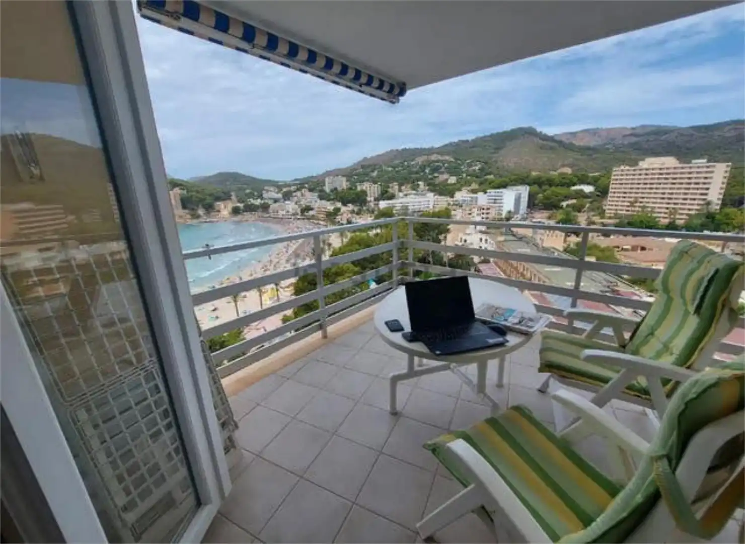 Terrasse von Wohnung zum Verkauf in Calvià mit Privatgarten, Terrasse und Schwimmbad