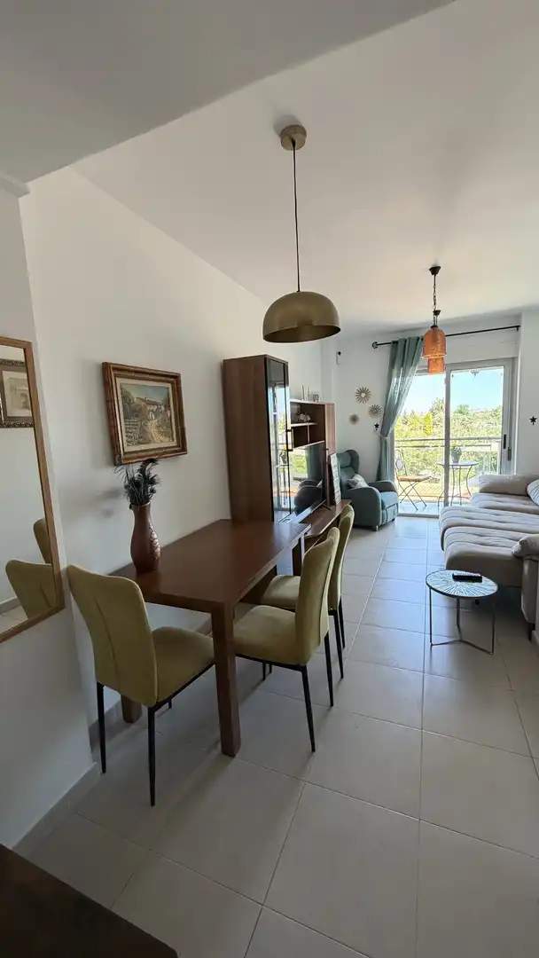 Comedor de Piso de alquiler en Murcia con Aire acondicionado, Amueblado y Balcón