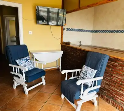 Wohnzimmer von Wohnungen zur Miete in Salobreña mit Privatgarten, Schwimmbad und Möbliert