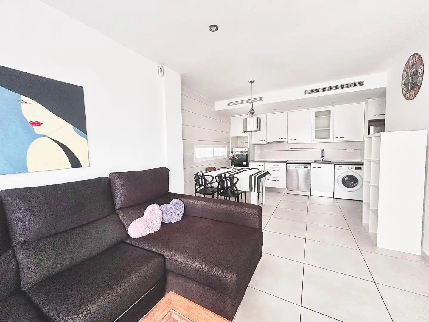 Wohnzimmer von Wohnung zum Verkauf in Torrevieja mit Klimaanlage, Terrasse und Schwimmbad