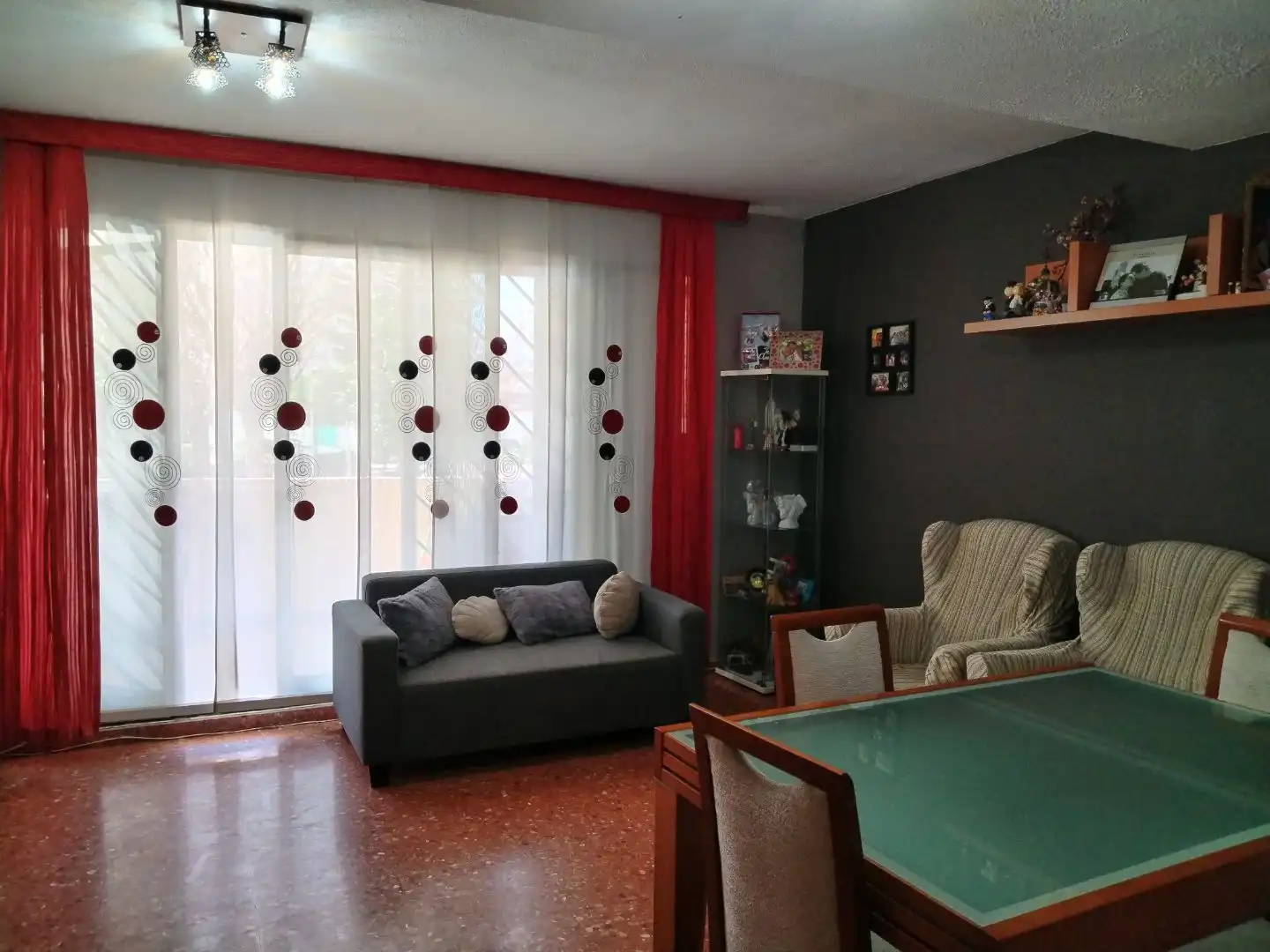 Living room of Flat for share in Alboraya  with Air Conditioner, Heating and Terrace