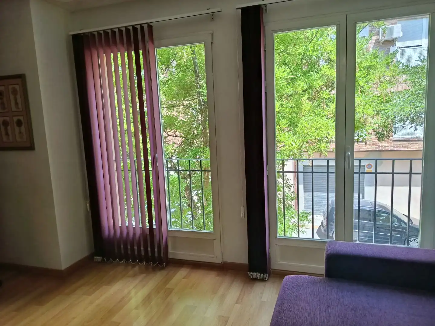 Terraza de Apartamento de alquiler en Almansa con Aire acondicionado, Calefacción y Parquet