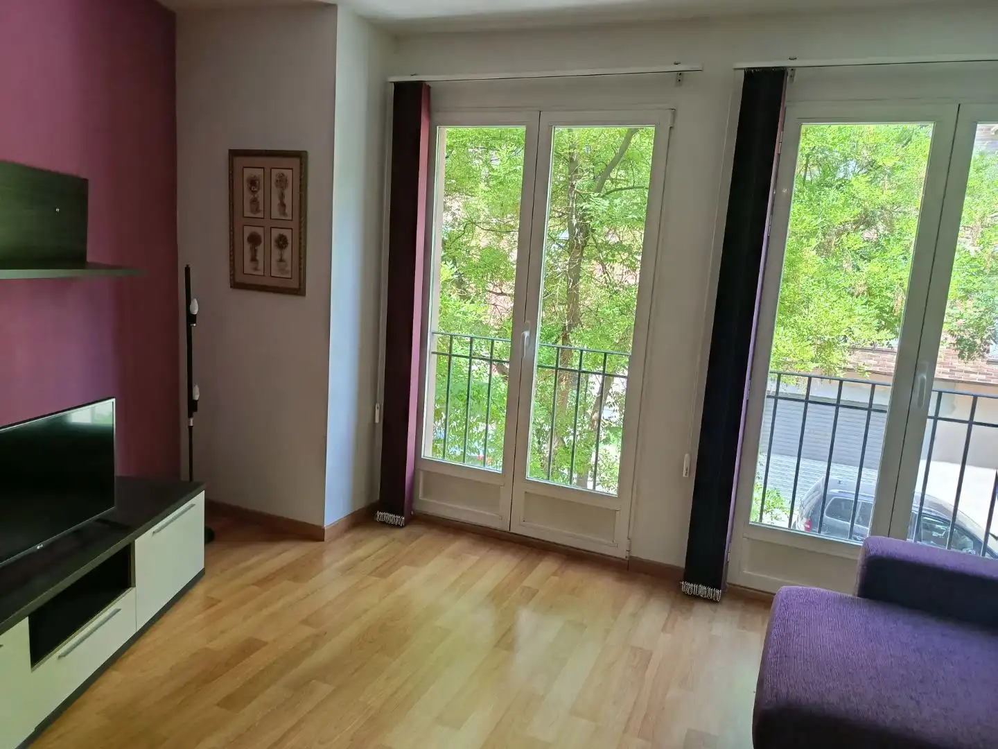 Sala de estar de Apartamento de alquiler en Almansa con Aire acondicionado, Calefacción y Parquet