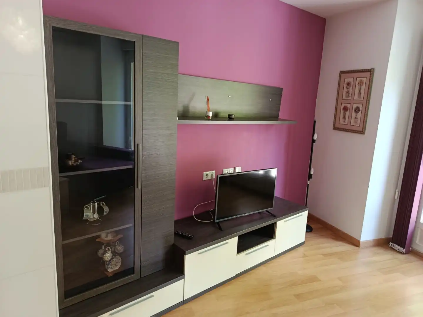 Sala de estar de Apartamento de alquiler en Almansa con Aire acondicionado, Calefacción y Parquet