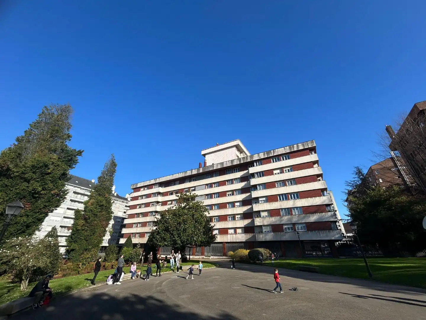 Exterior view of Flat for sale in Oviedo   with Balcony