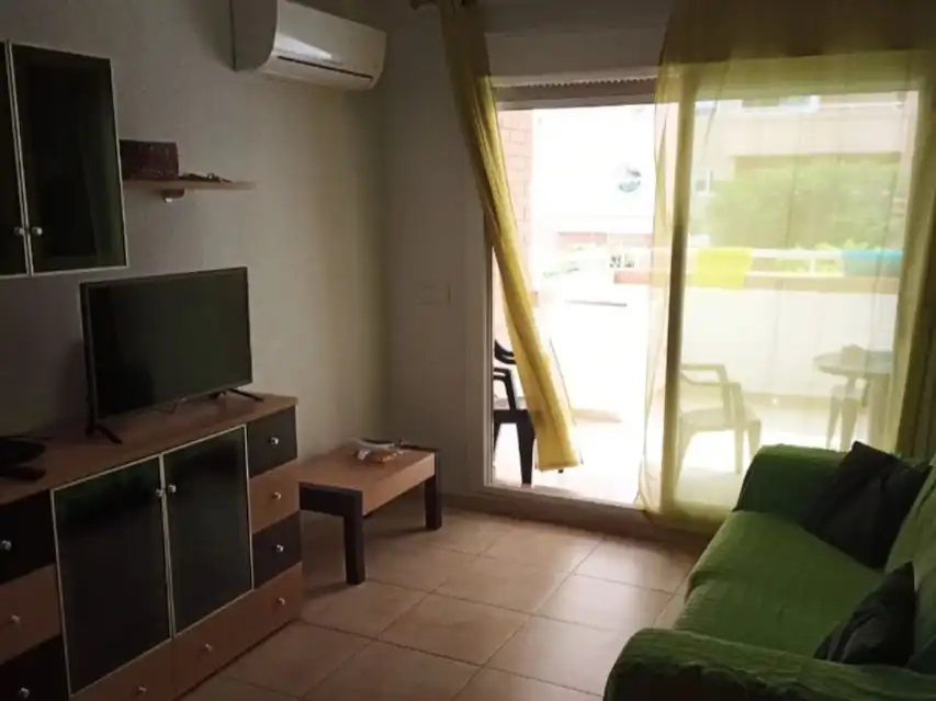 Flat for sale in Avenida Central, 54, Jardines del Mar Living room of Flat for sale in Oropesa del Mar / Orpesa with Air Conditioner, Terrace and Swimming Pool