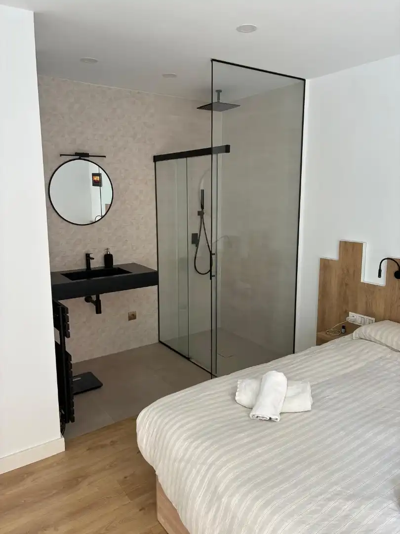 Badezimmer von Wohnung zur Miete in Málaga Capital mit Klimaanlage und Balkon