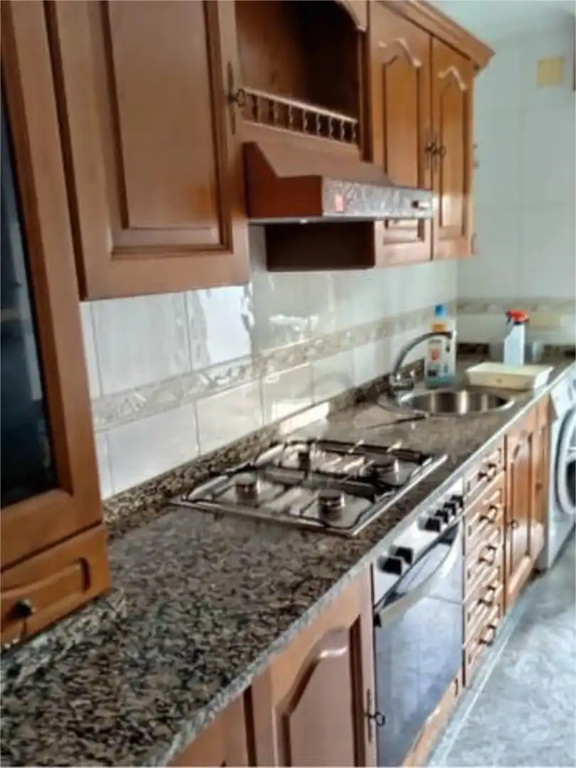 Cocina de Piso de alquiler en Xinzo de Limia con Calefacción, Terraza y Amueblado