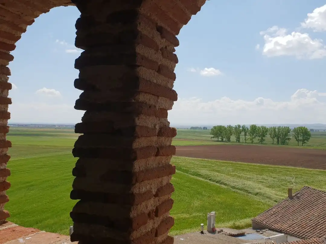 Vista exterior de Finca rústica en venta en Narros de Saldueña con Terraza y Amueblado