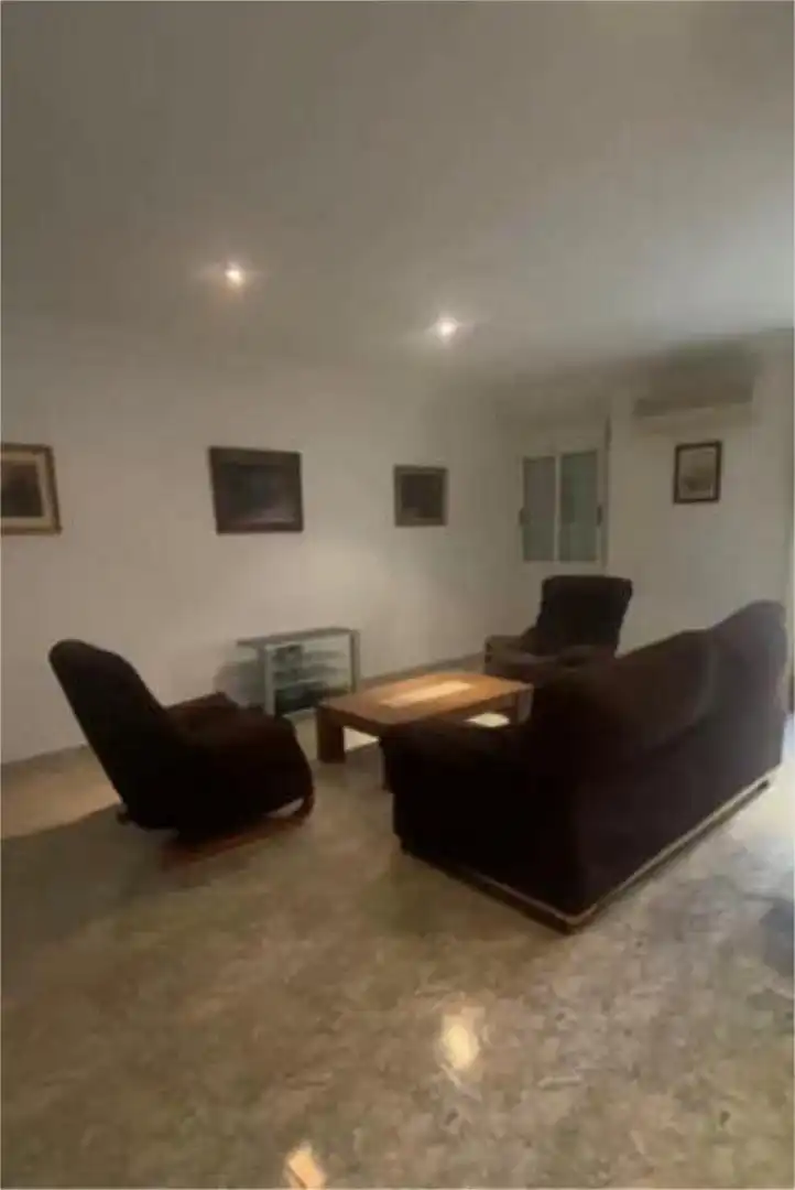 Living room of Flat for rent in Valencia  with Heating, Terrace and Furnished