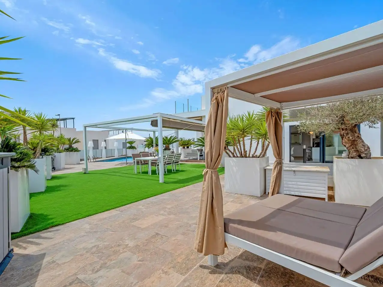 Terrassa de Casa o xalet en venda en Orihuela amb Aire condicionat, Jardí privat i Terrassa