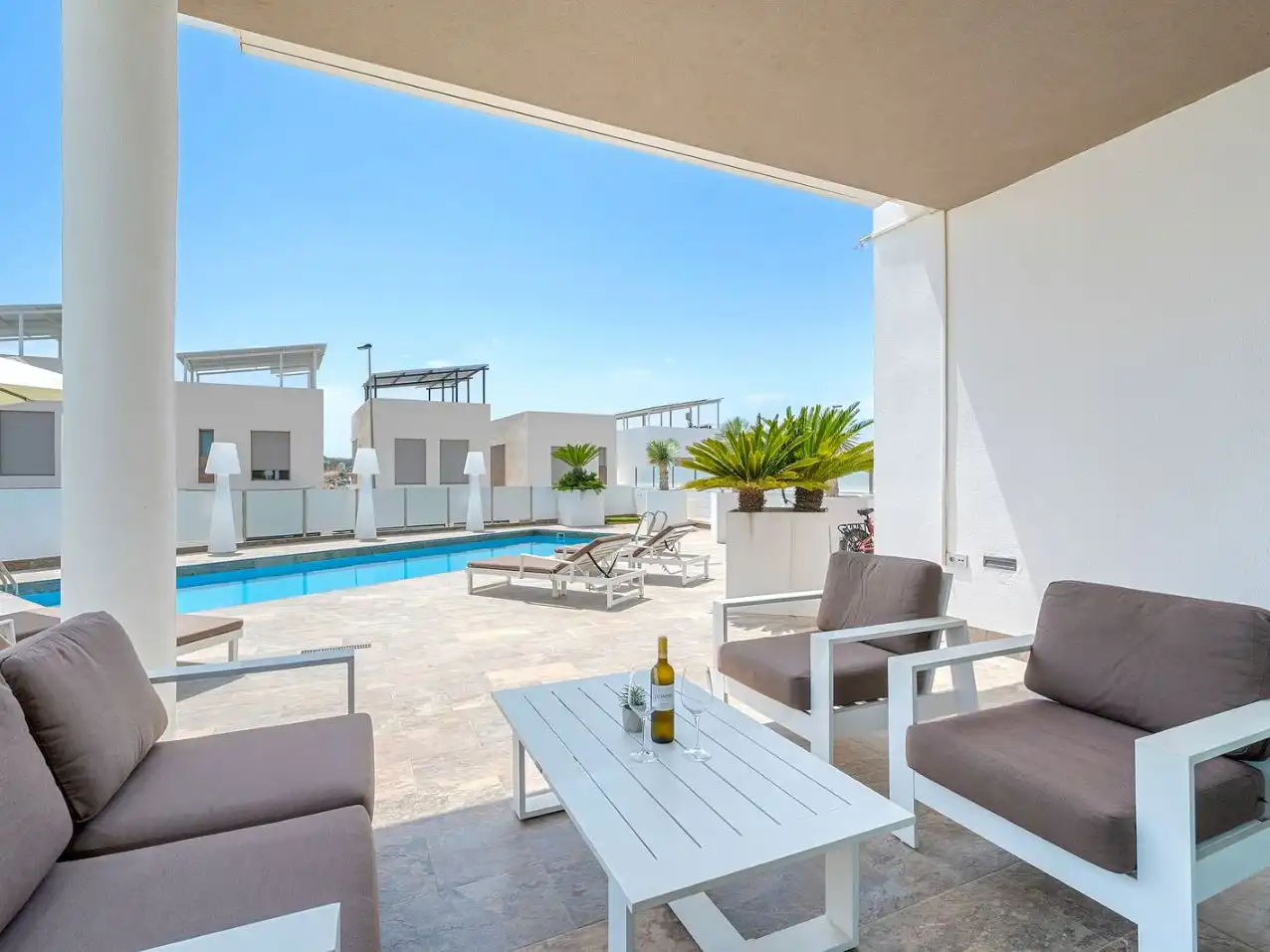 Terrassa de Casa o xalet en venda en Orihuela amb Aire condicionat, Jardí privat i Terrassa