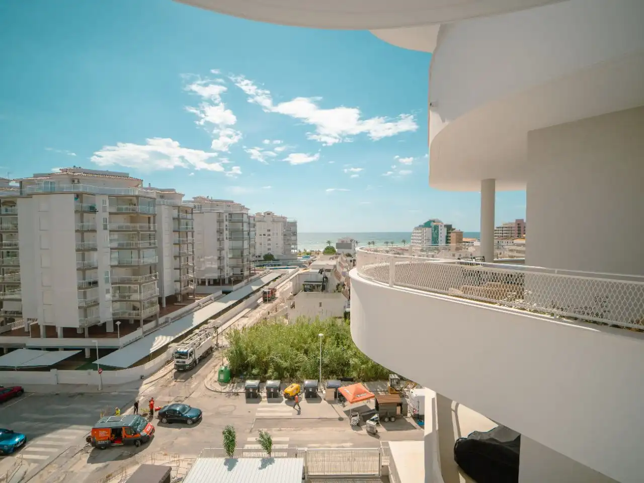 Flat for rent in Carrer d' Andalusia, 1, Playa Norte Balcony of Flat for rent in Peñíscola / Peníscola with Air Conditioner, Heating and Private garden