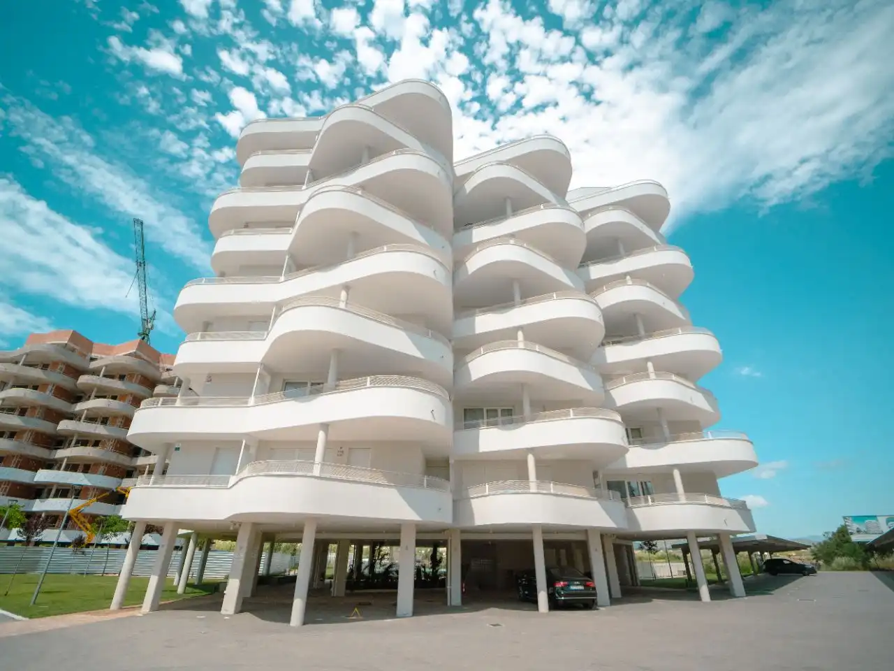 Flat for rent in Carrer d' Andalusia, 1, Playa Norte Exterior view of Flat for rent in Peñíscola / Peníscola with Air Conditioner, Heating and Private garden