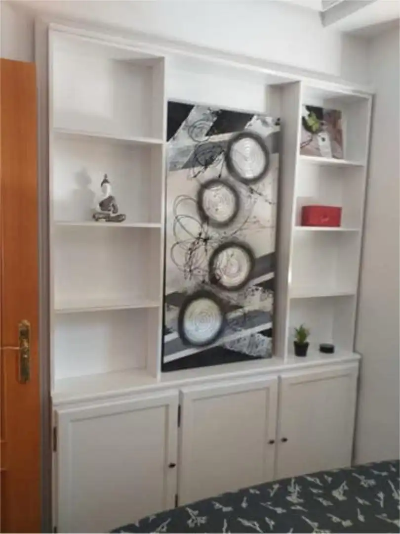 Living room of Flat for rent in Madrid  with Heating, Private garden and Storage room