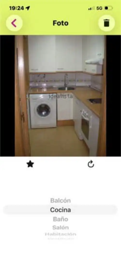 Kitchen of Flat for rent in Madrid  with Heating, Private garden and Storage room