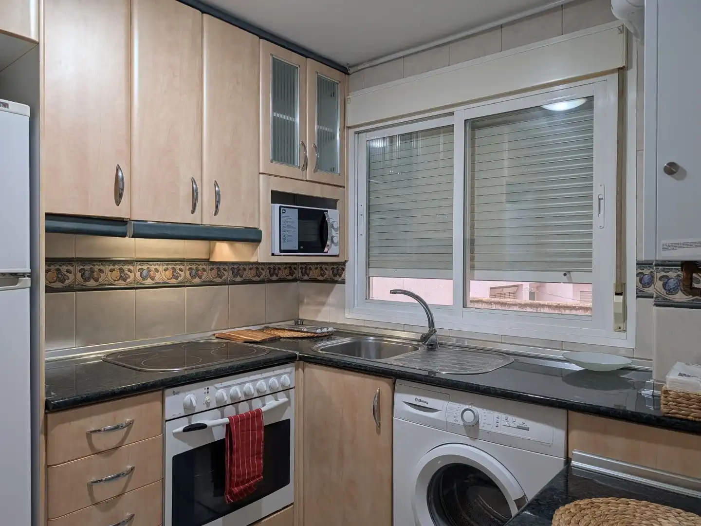 Cocina de Piso de alquiler en Zaragoza con Aire acondicionado, Calefacción y Parquet