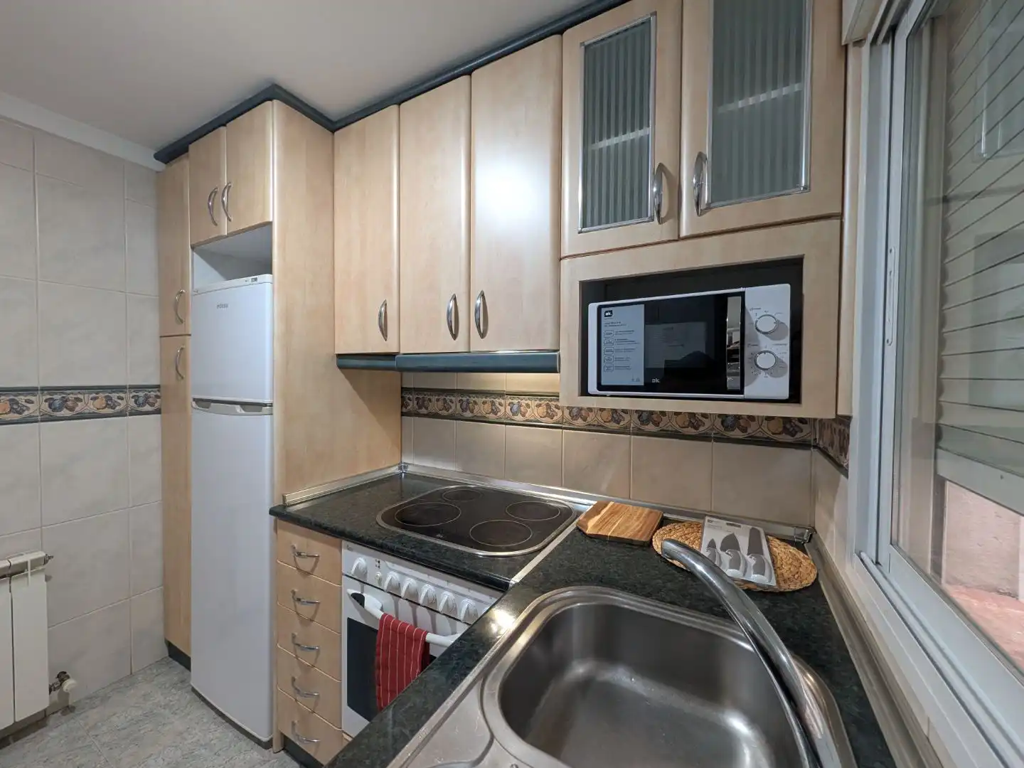 Cocina de Piso de alquiler en Zaragoza con Aire acondicionado, Calefacción y Parquet