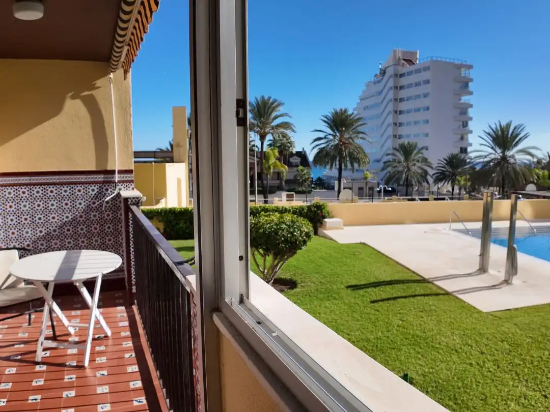 Apartament de lloguer a Avenida Antonio Machado, 62, Solymar Vista exterior de Apartament de lloguer en Benalmádena amb Aire condicionat, Terrassa i Piscina
