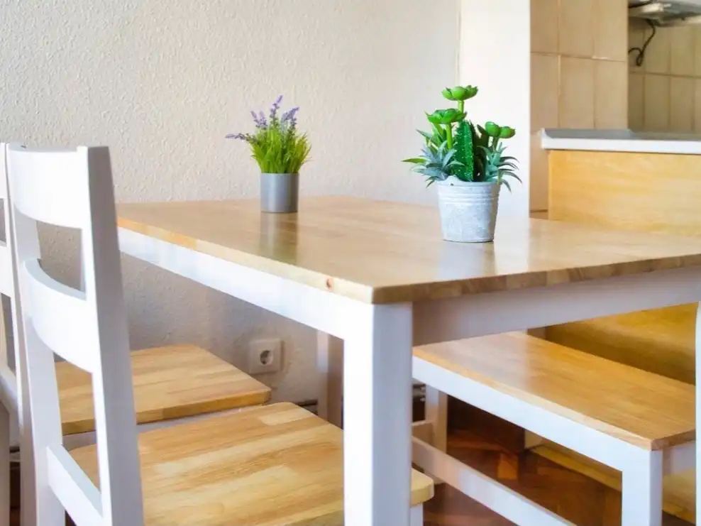 Flat for rent in Avenida del Stadium, 19, El Sardinero Dining room of Flat for rent in Santander with Terrace and Balcony