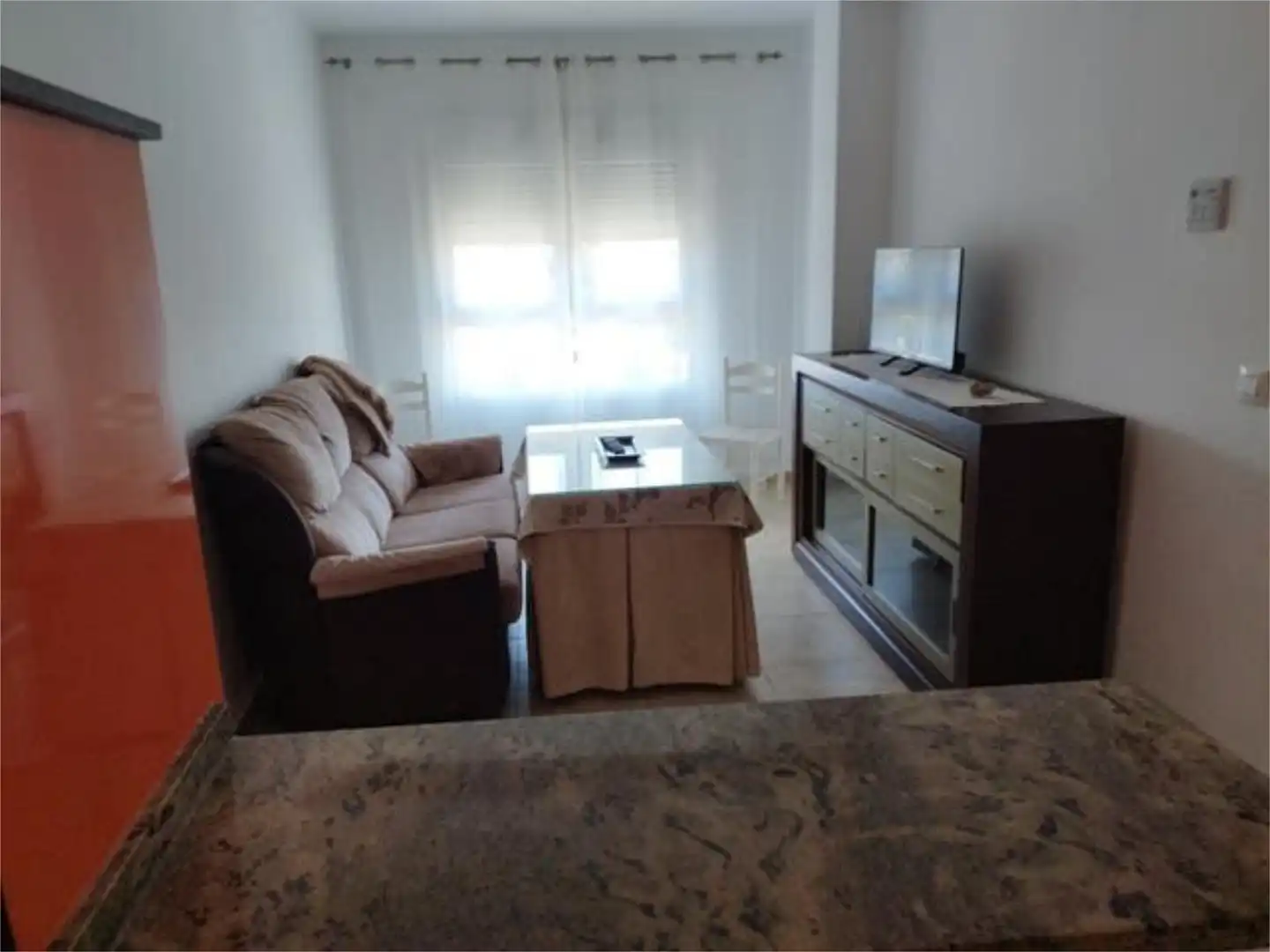 Sala d'estar de Apartament de lloguer en Almendralejo amb Calefacció i Moblat
