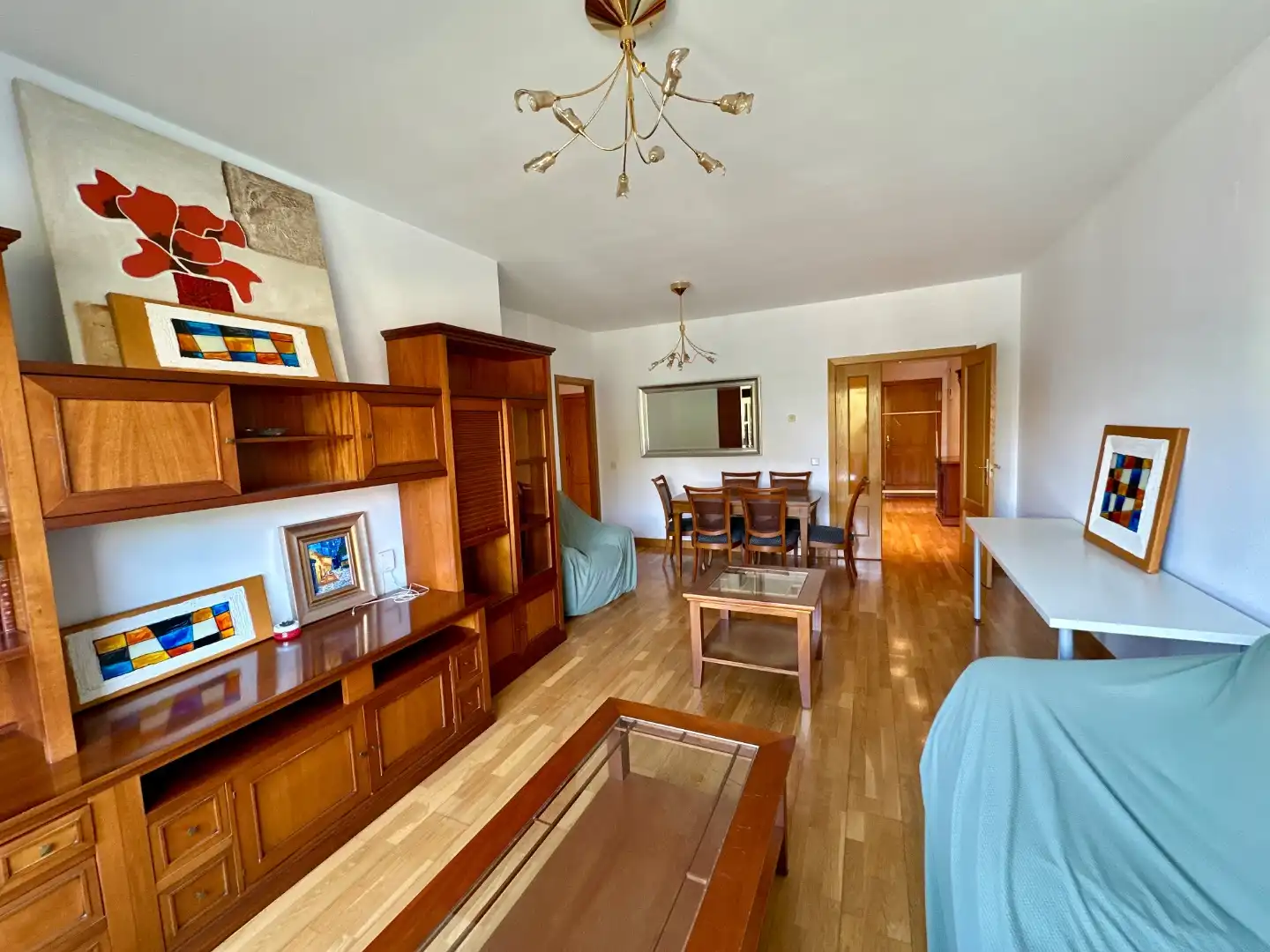 Sala de estar de Piso en venta en  Madrid Capital con Terraza y Balcón