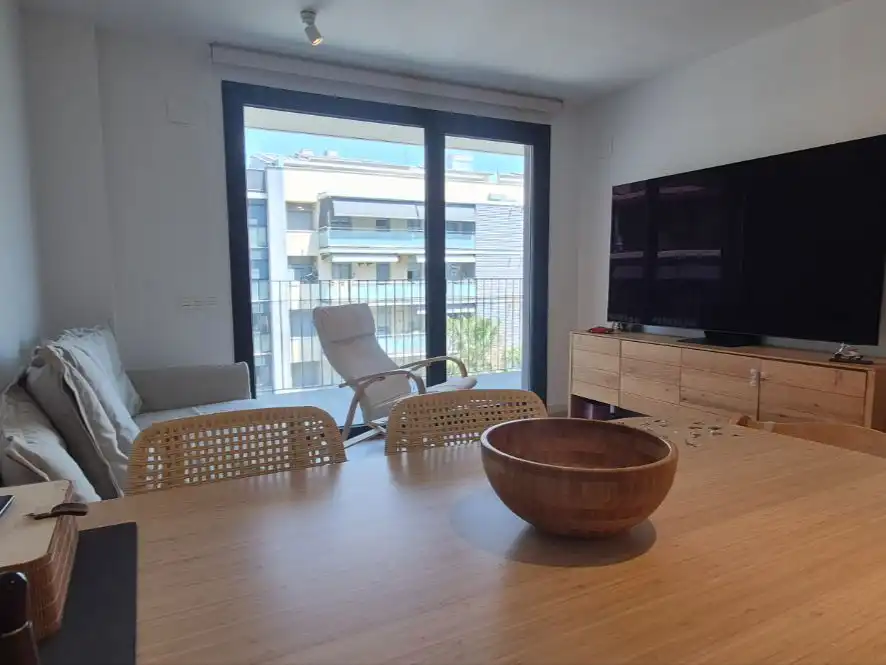 Piso en venta en Carrer de la Mar Egea, 8, Port Sala de estar de Piso en venta en Badalona con Aire acondicionado, Piscina y Balcón