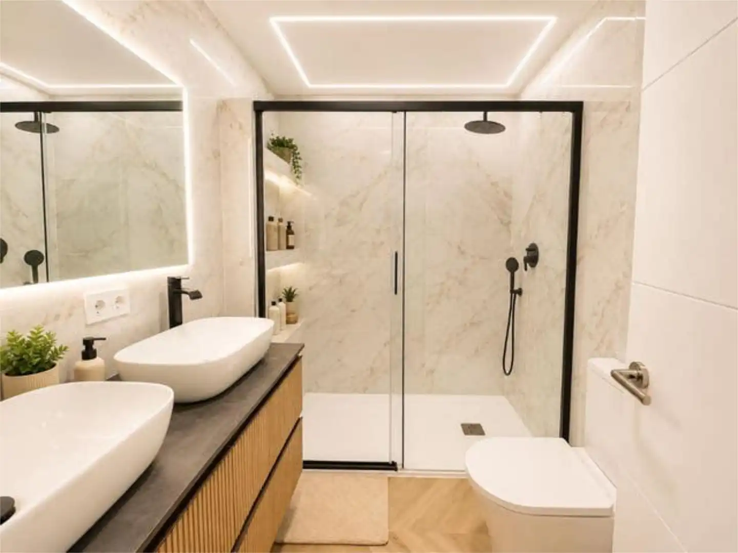 Bathroom of Flat for sale in El Campello  with Heating, Terrace and Furnished