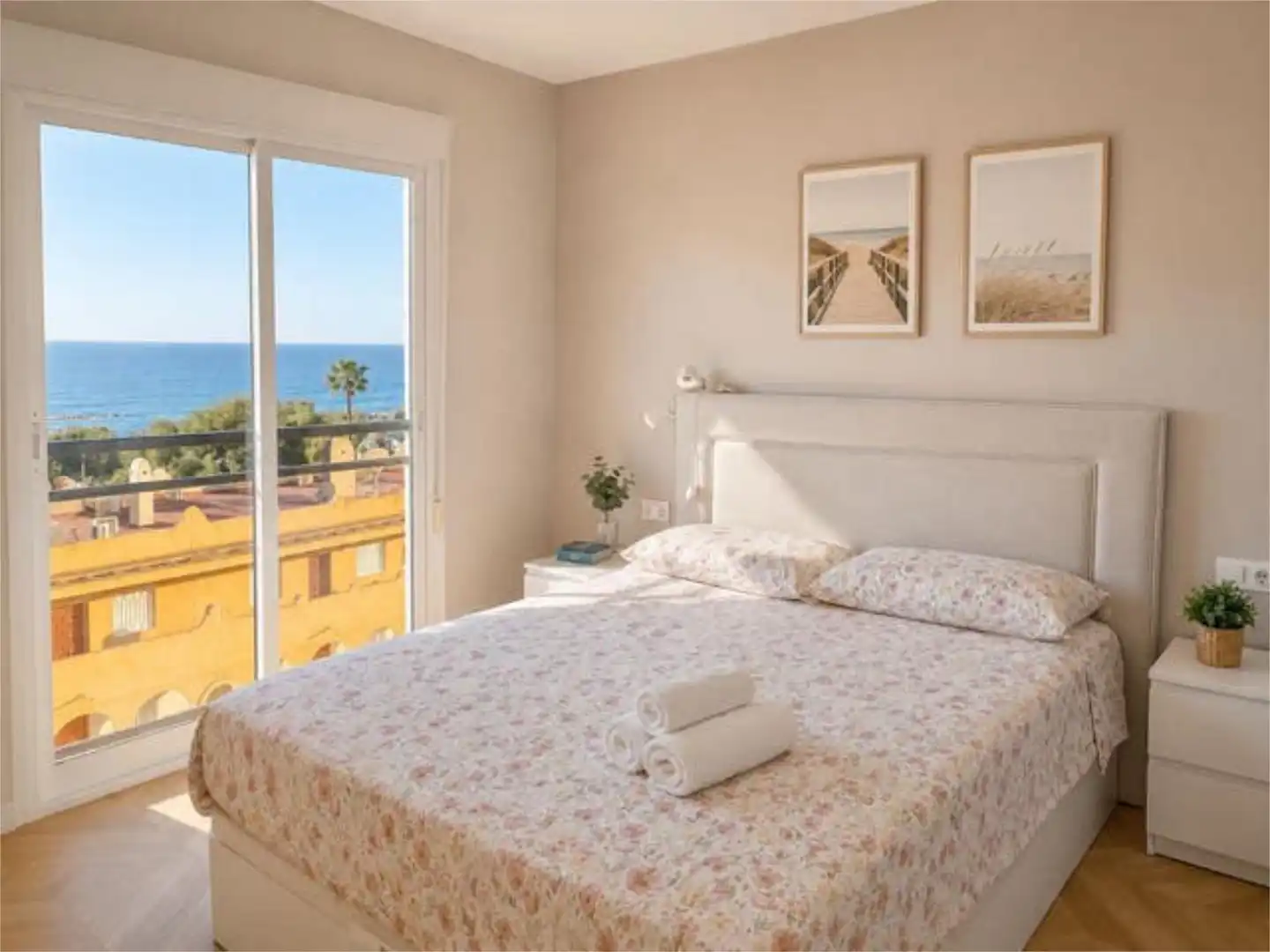 Bedroom of Flat for sale in El Campello  with Heating, Terrace and Furnished
