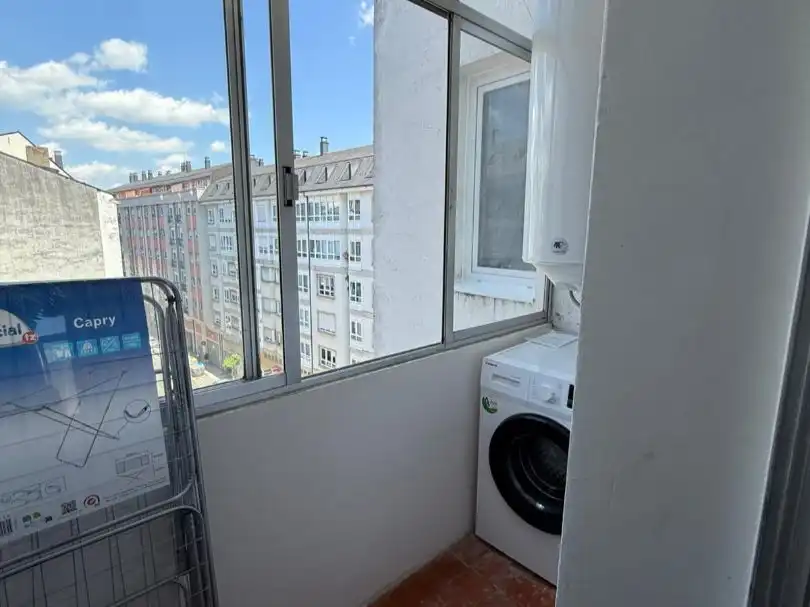 Room in Rua Río Eo, 24, Paradai Balcony of Flat for share in Lugo with Heating, Parquet flooring and Terrace