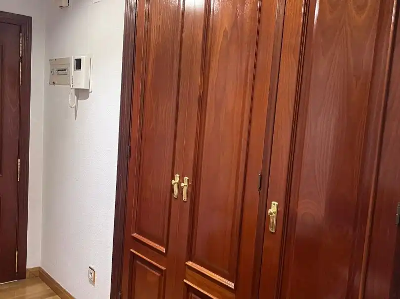 Bedroom of Flat for rent in Madrid  with Heating, Private garden and Parquet flooring
