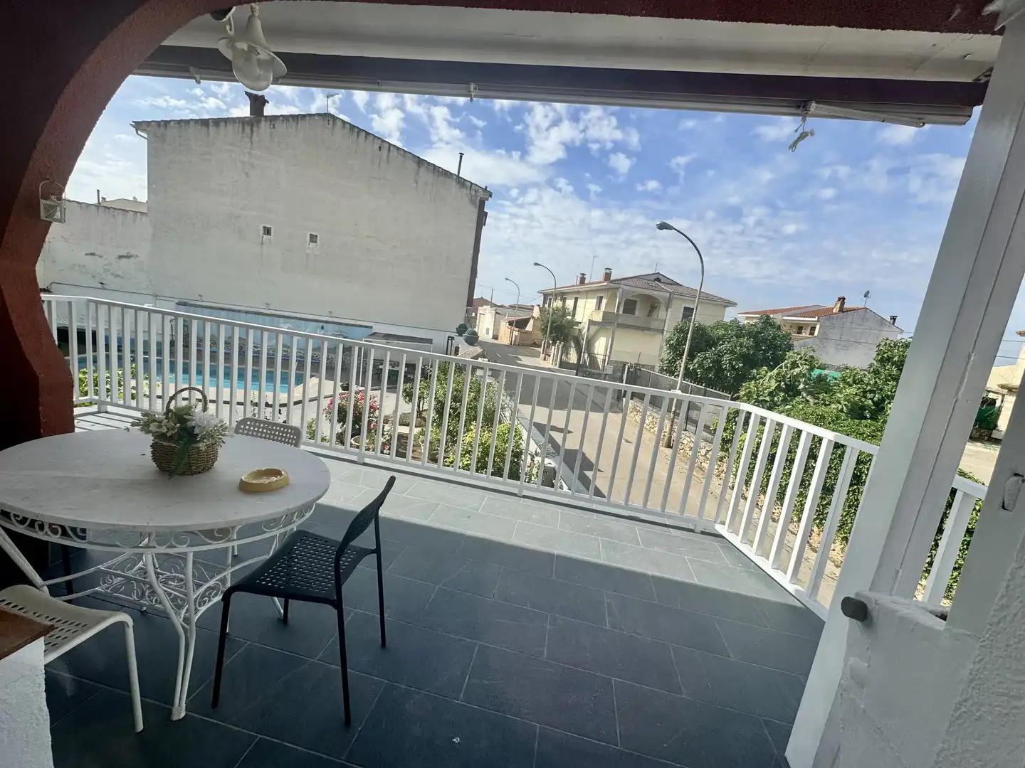 Casa o chalet de alquiler en Calle Soria, Mondéjar Terraza de Casa o chalet de alquiler en Mondéjar con Aire acondicionado, Calefacción y Jardín privado