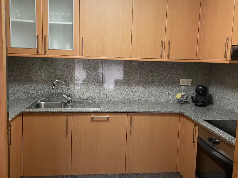 Cocina de Piso de alquiler en Cedeira con Calefacción, Parquet y Amueblado