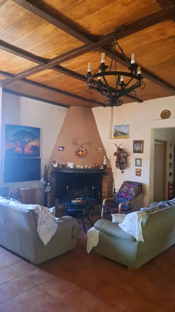 Finca rústica en venta en Sector Pp1 Cruz de Montañina, 3, Bollullos Par del Condado Sala de estar de Finca rústica en venta en Bollullos Par del Condado con Piscina