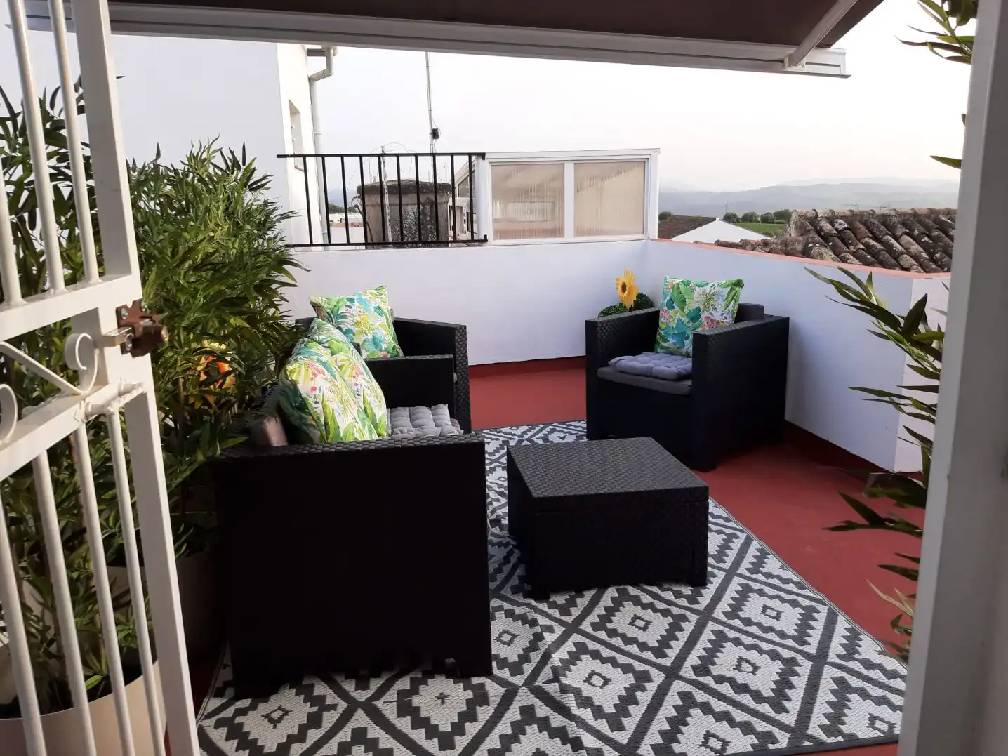 Dachboden zur Miete in Calle Rodríguez de Valcárcel, Prado del Rey Terrasse von Dachboden zur Miete in Prado del Rey mit Klimaanlage, Heizung und Privatgarten