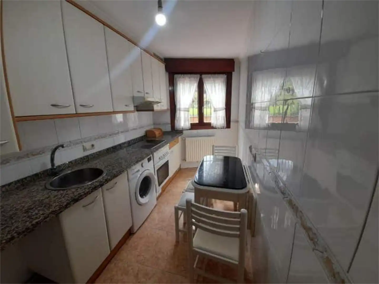 Kitchen of Flat for rent in Langreo  with Heating and Furnished