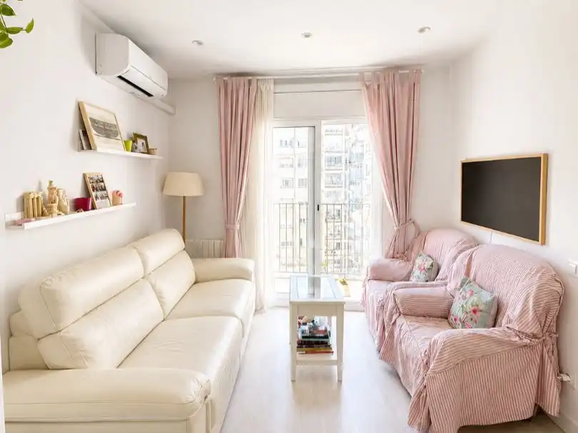 Piso en venta en Avinguda de Roma, 107, La Nova Esquerra de l'Eixample Sala de estar de Piso en venta en Barcelona Capital con Aire acondicionado y Terraza