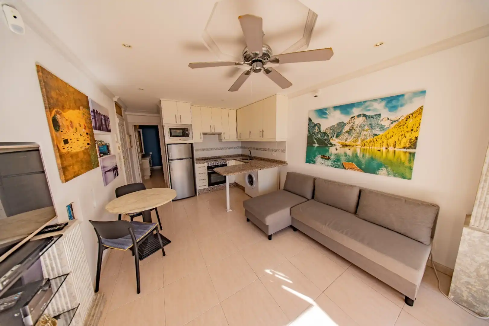 Sala de estar de Apartamento en venta en Santiago del Teide con Terraza y Balcón