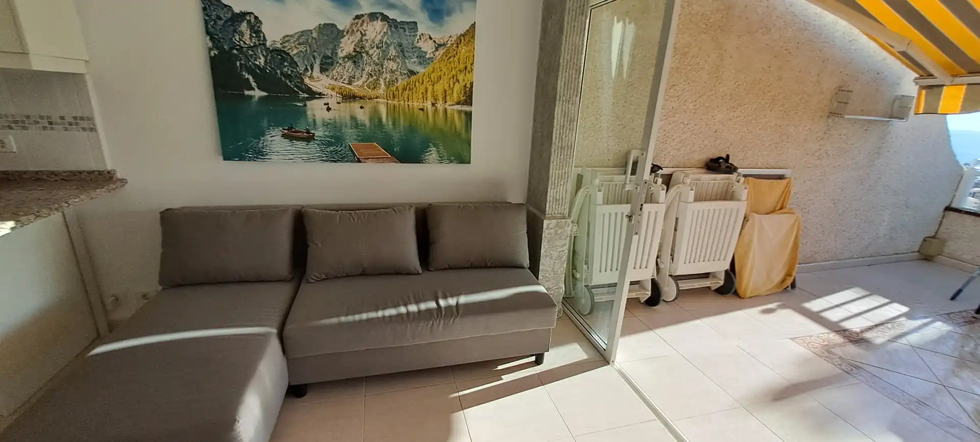 Apartamento en venta en Avenida Jose Gonzalez Forte, 59, Acantilados de Los Gigantes Sala de estar de Apartamento en venta en Santiago del Teide con Terraza