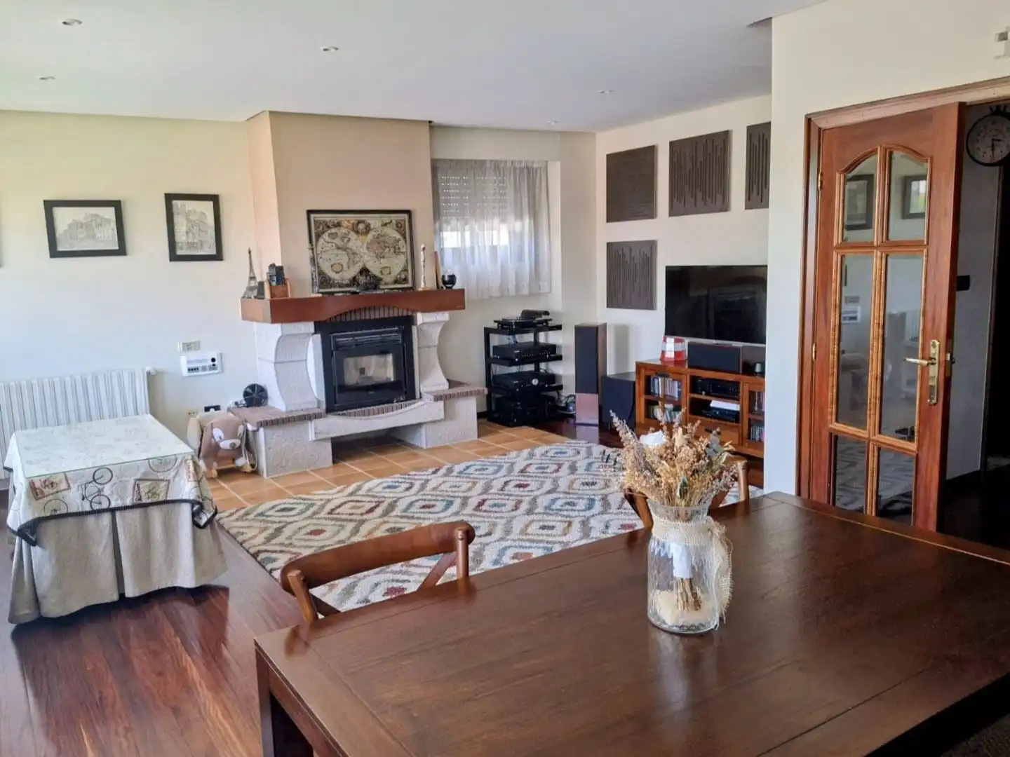 Casa adosada en venta en Estrada Santa Mariña, 22, Allariz Sala de estar de Casa adosada en venta en Allariz con Terraza y Balcón