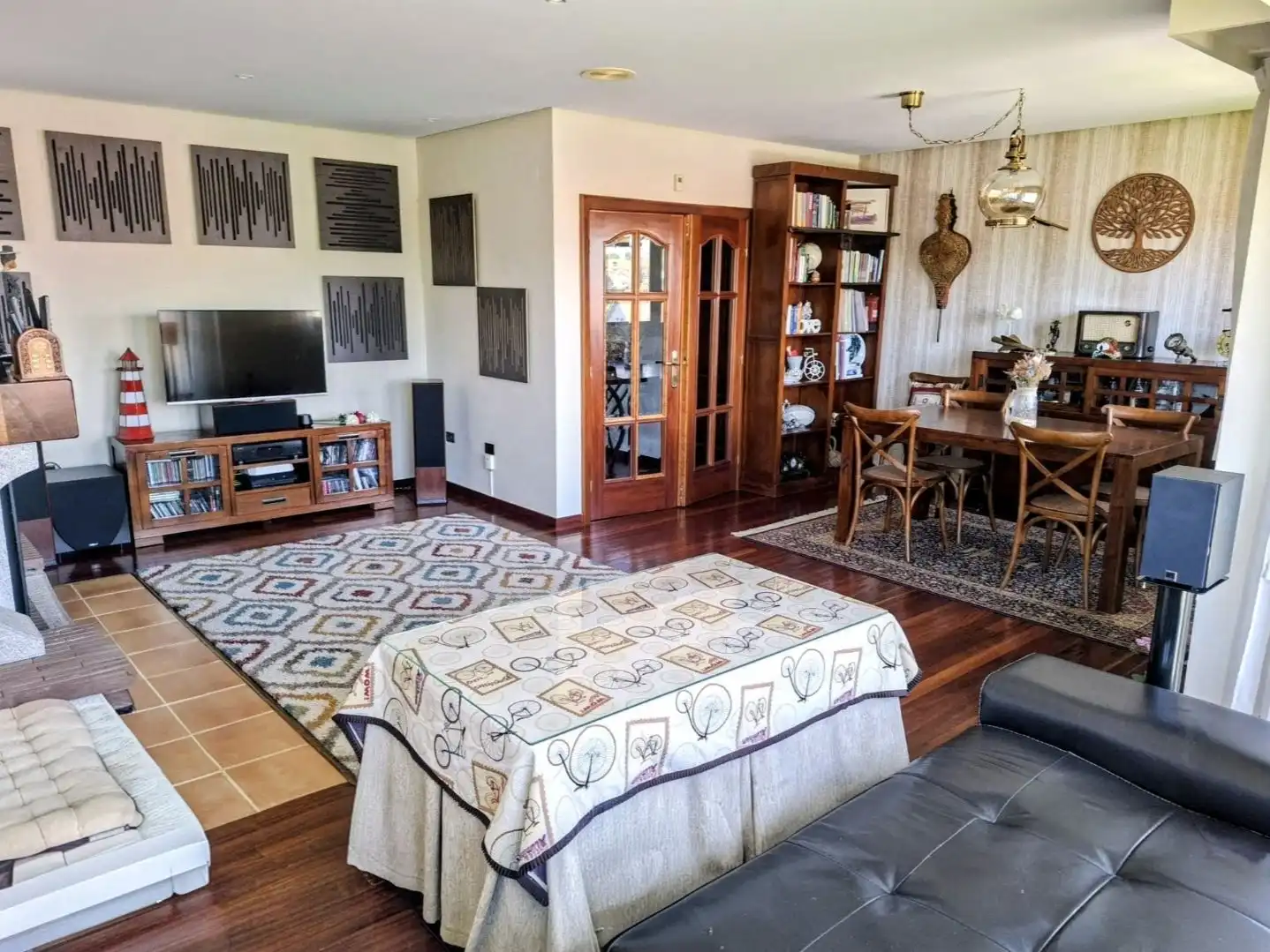 Casa adosada en venta en Estrada Santa Mariña, 22, Allariz Sala de estar de Casa adosada en venta en Allariz con Terraza y Balcón