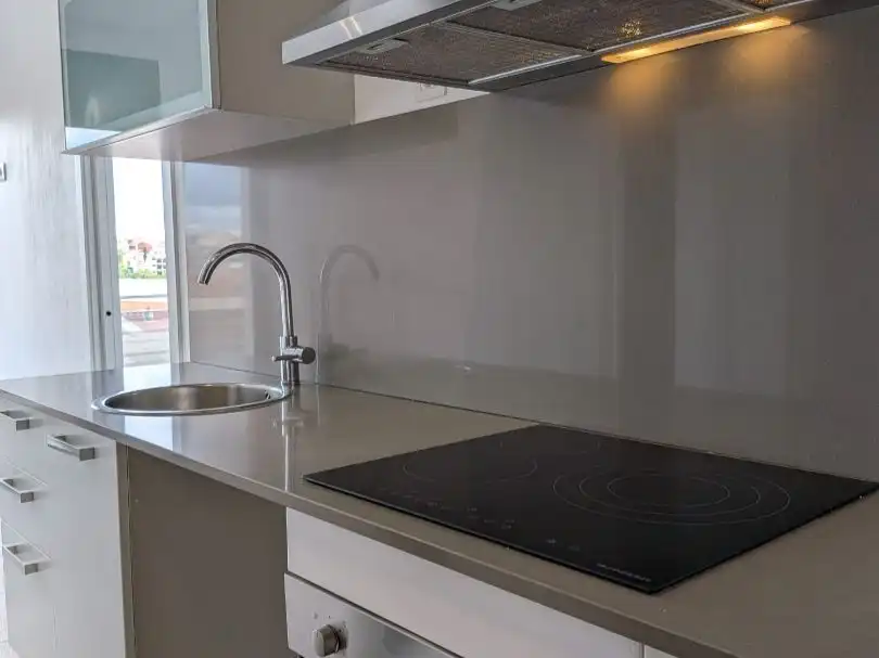 Cocina de Piso de alquiler en Terrassa con Aire acondicionado, Calefacción y Terraza
