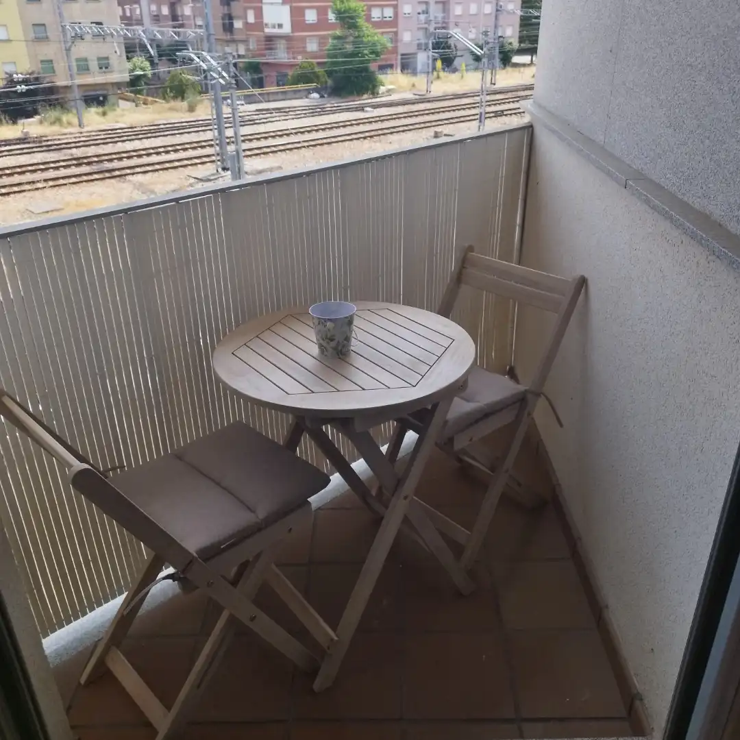 Maisonette zum Verkauf in Calle Paral M Renfe, 22, Ponferrada Terrasse von Maisonette zum Verkauf in Ponferrada mit Klimaanlage