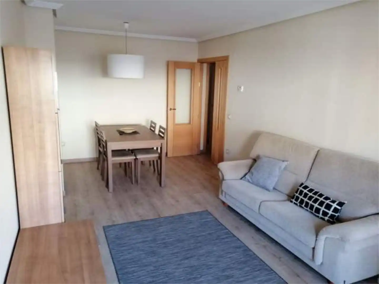 Living room of Flat for rent in Barbastro  with Heating, Terrace and Furnished