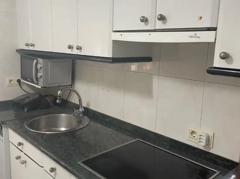 Küche von Wohnung zur Miete in San Adrián mit Heizung, Möbliert und Balkon