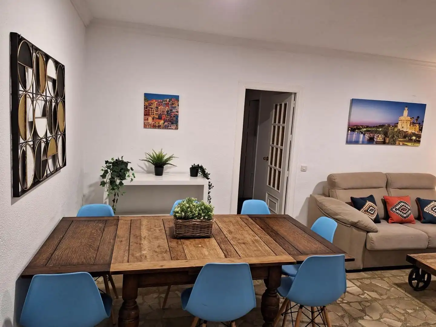 Dining room of Flat for sale in Sevilla  with Air Conditioner, Heating and Terrace