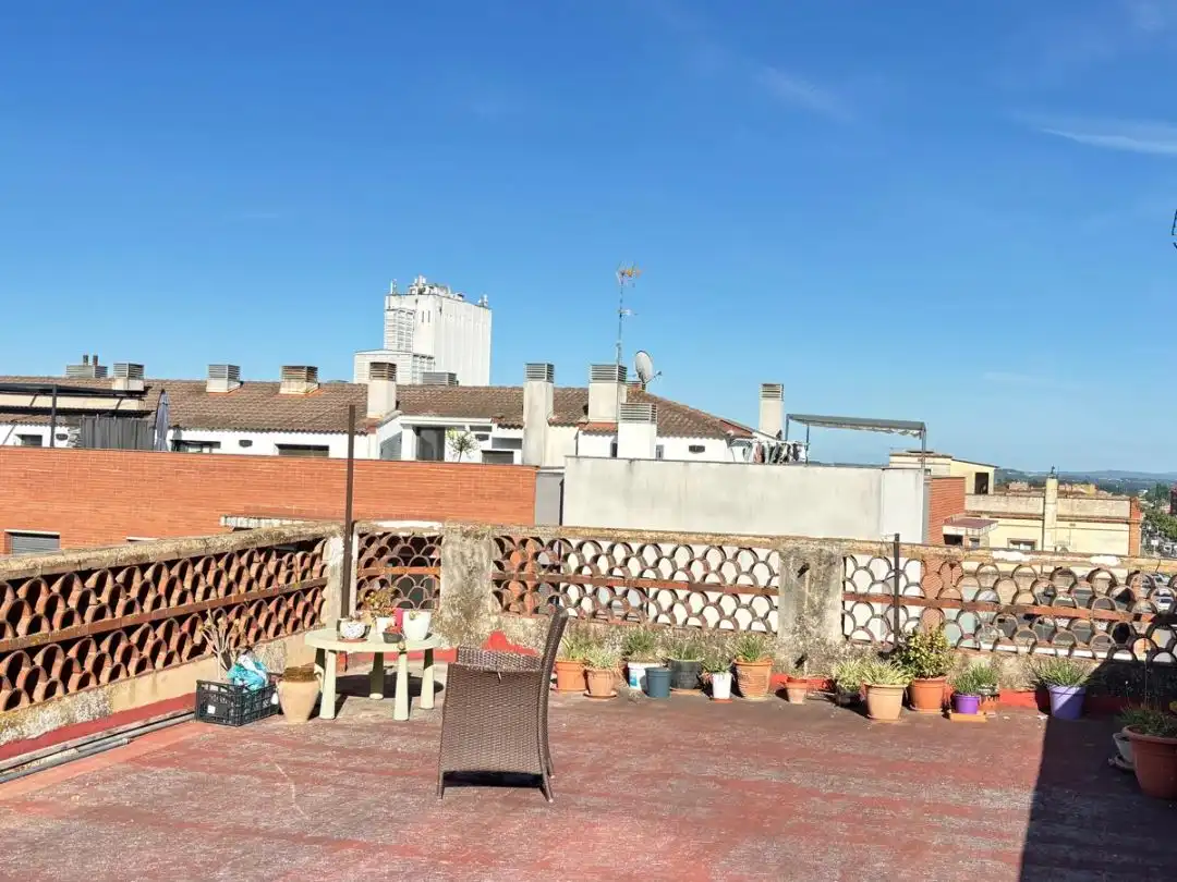 Terrasse von Wohnung zum Verkauf in Banyoles mit Klimaanlage, Heizung und Terrasse